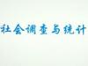 《社会调查与统计分析》课程