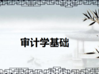 《审计学基础》课程