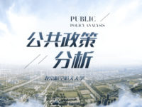 《公共政策分析》课程